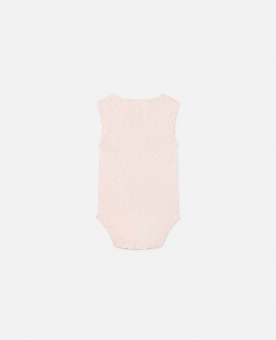 Barn Stella McCartney Baby Flickor | Appelmotiv Stickad Body