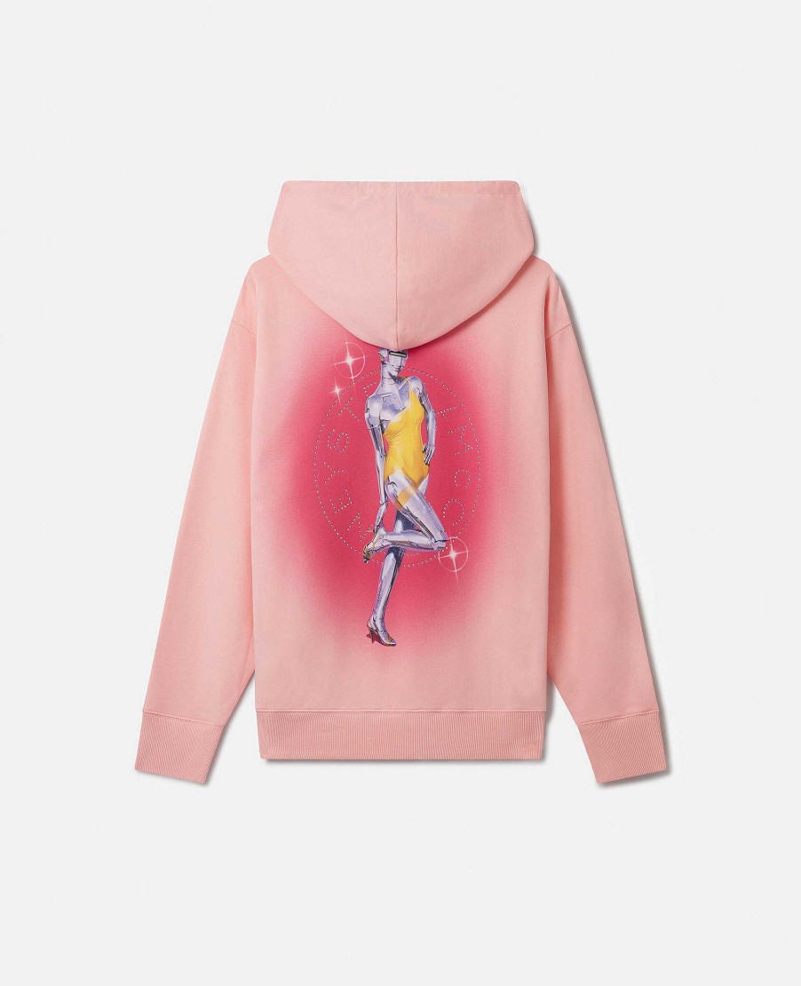 Unisex Stella McCartney Trojor | Sexig Hoodie I Ekologisk Bomull Med Robottryck