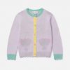 Barn Stella McCartney Trojor Och Koftor | Seashell Pocket Cardigan