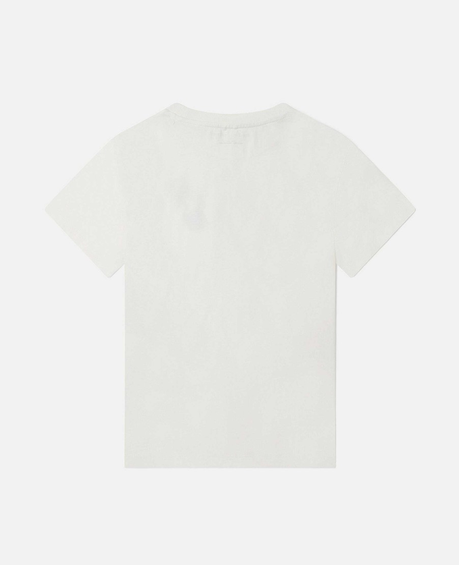 Barn Stella McCartney T-Shirts Och Troja | 3D Glasogon Pocket T-Shirt