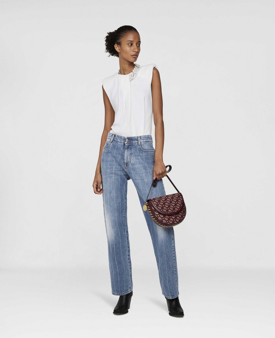 Kvinnor Stella McCartney Trojor Och T-Shirts | Falabella Chain Top