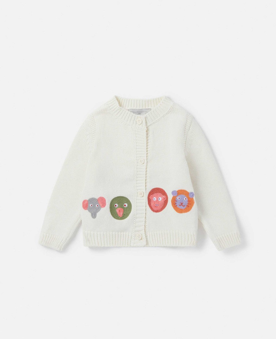 Barn Stella McCartney Baby Boys | Cardigan Med Djurmotiv