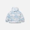 Barn Stella McCartney Ytterklader | Rainbow Unicorn Cloud Print Puffer Coat