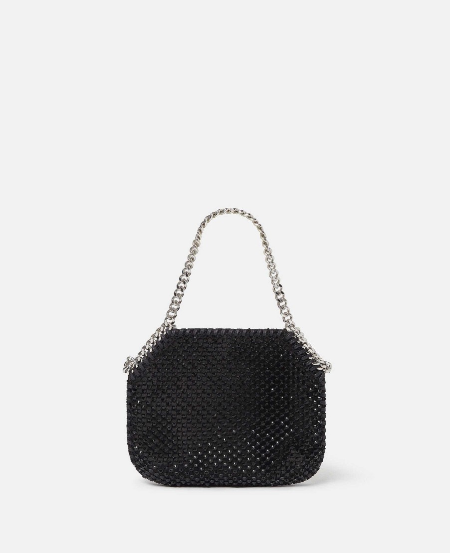 Kvinnor Stella McCartney Ikonisk Falabella | Falabella Crystal Mesh Mini Tote Bag