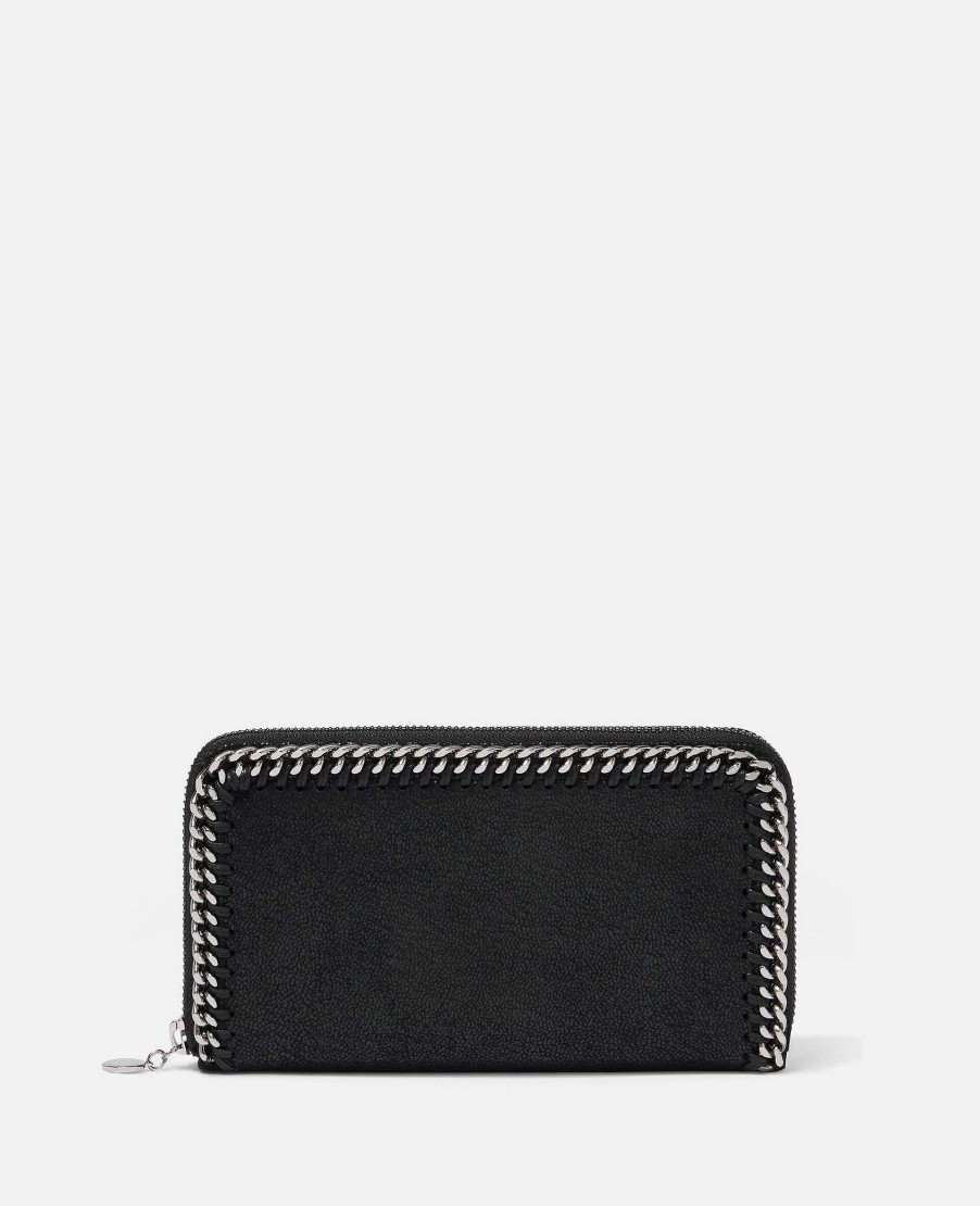 Kvinnor Stella McCartney Kompakta Planbocker | Falabella Continental Planbok Med Dragkedja