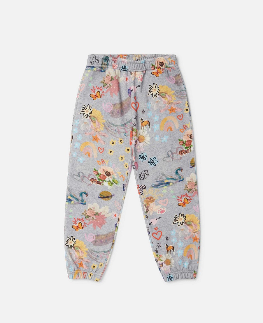 Barn Stella McCartney Byxor Och Kjolar | Dreammaker Doodle Joggers