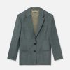 Kvinnor Stella McCartney Skradderi | Ull Mouline Oversized Blazer