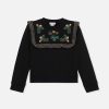 Barn Stella McCartney Trojor Och Koftor | Acorn Broderi Collared Sweatshirt