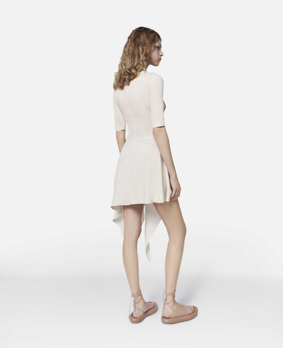 Kvinnor Stella McCartney Klanningar | In The White Room Print Asymmetrisk Klanning