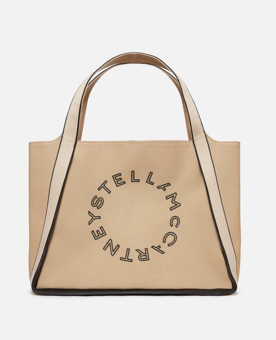 Kvinnor Stella McCartney Logo Vaska | Logo Bananatex® Tygvaska I Canvas