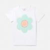 Barn Stella McCartney T-Shirts Och Toppar | Grafisk Blomma T-Shirt