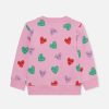 Barn Stella McCartney Baby Flickor | Smiley Hjarta Print Jumper