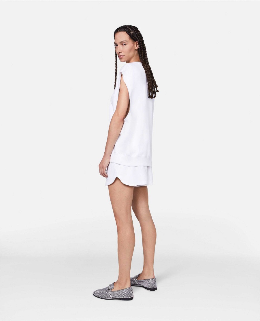 Kvinnor Stella McCartney Trojor Och T-Shirts | S-Wave Oversized Linne