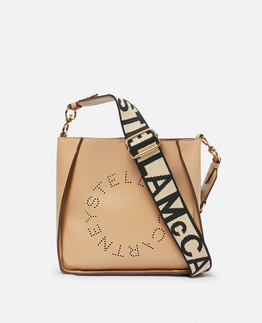 Kvinnor Stella McCartney Crossbody-Vaskor | Axelvaska Med Logotyp