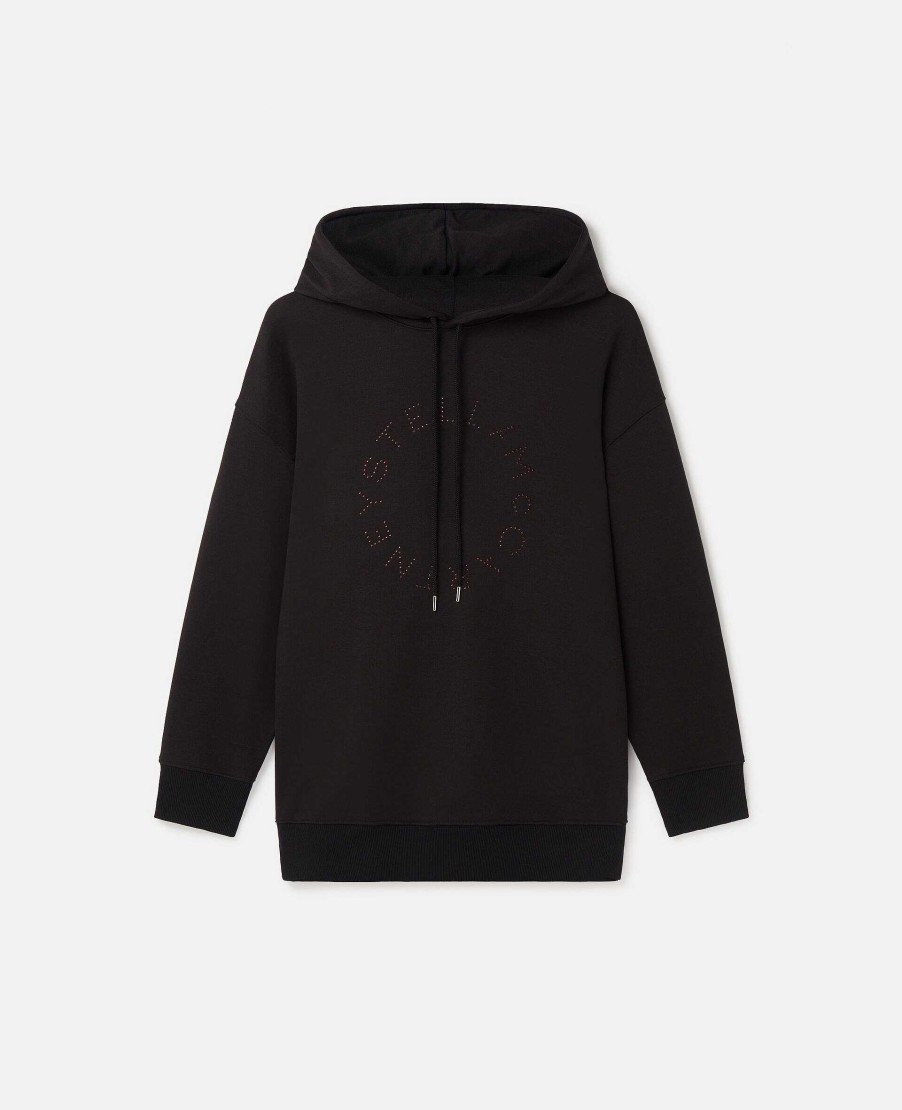 Kvinnor Stella McCartney Trojor Och T-Shirts | Diamante Logo Hoodie