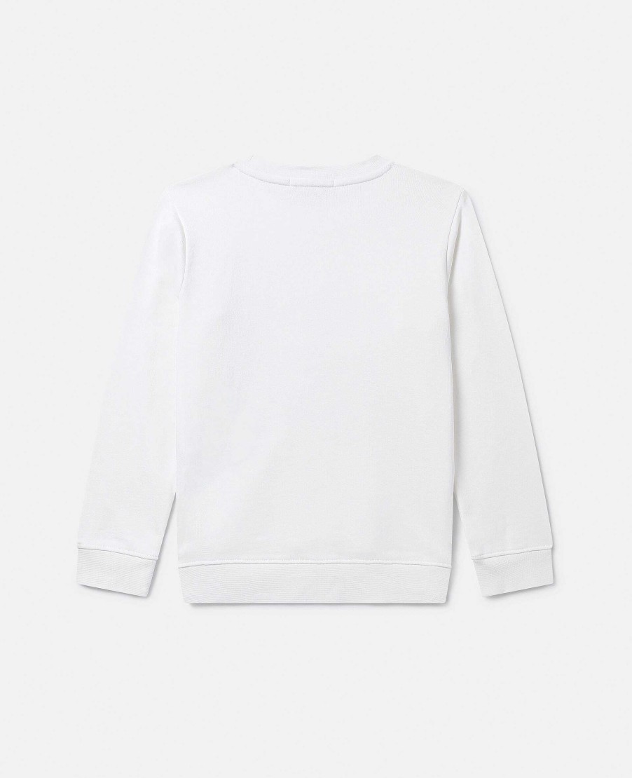 Barn Stella McCartney Trojor Och Koftor | Solglasogon Doodle Sweatshirt