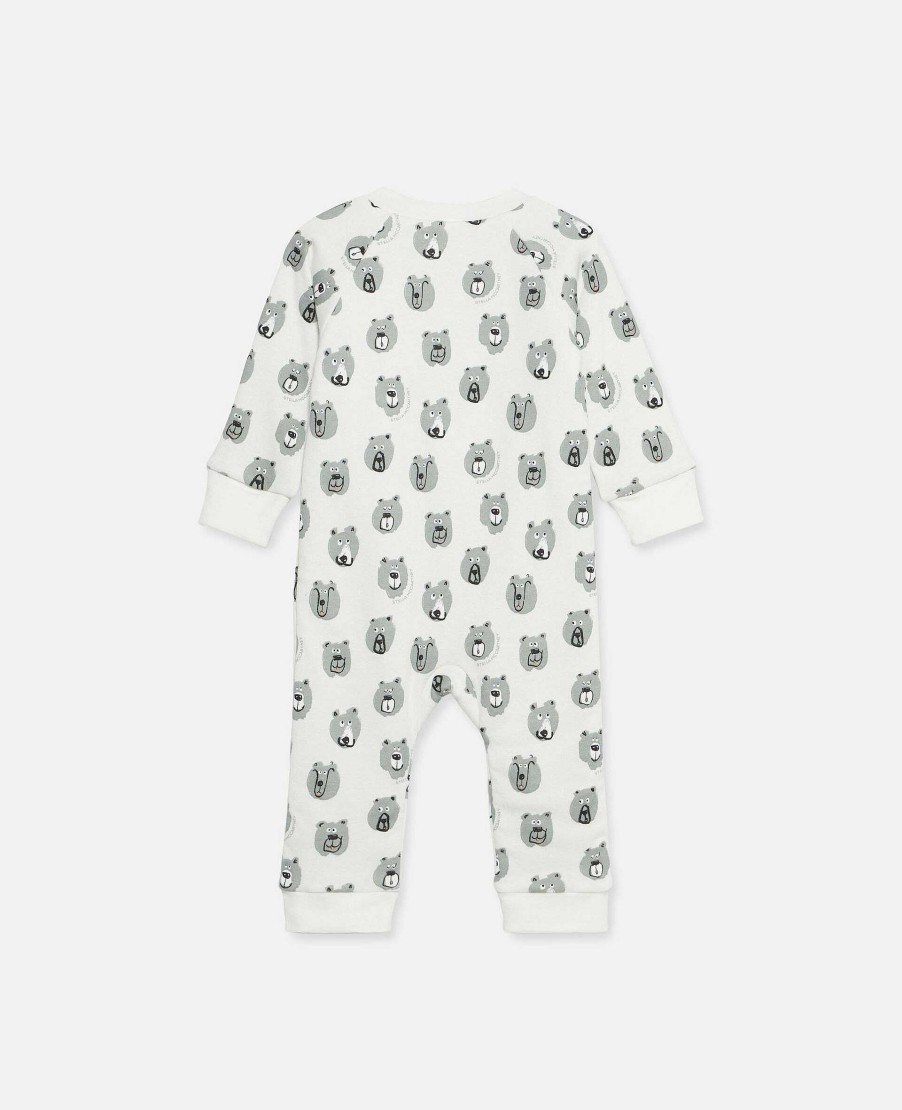 Barn Stella McCartney Baby Boys | Bear Print Vandbar Sovdrakt