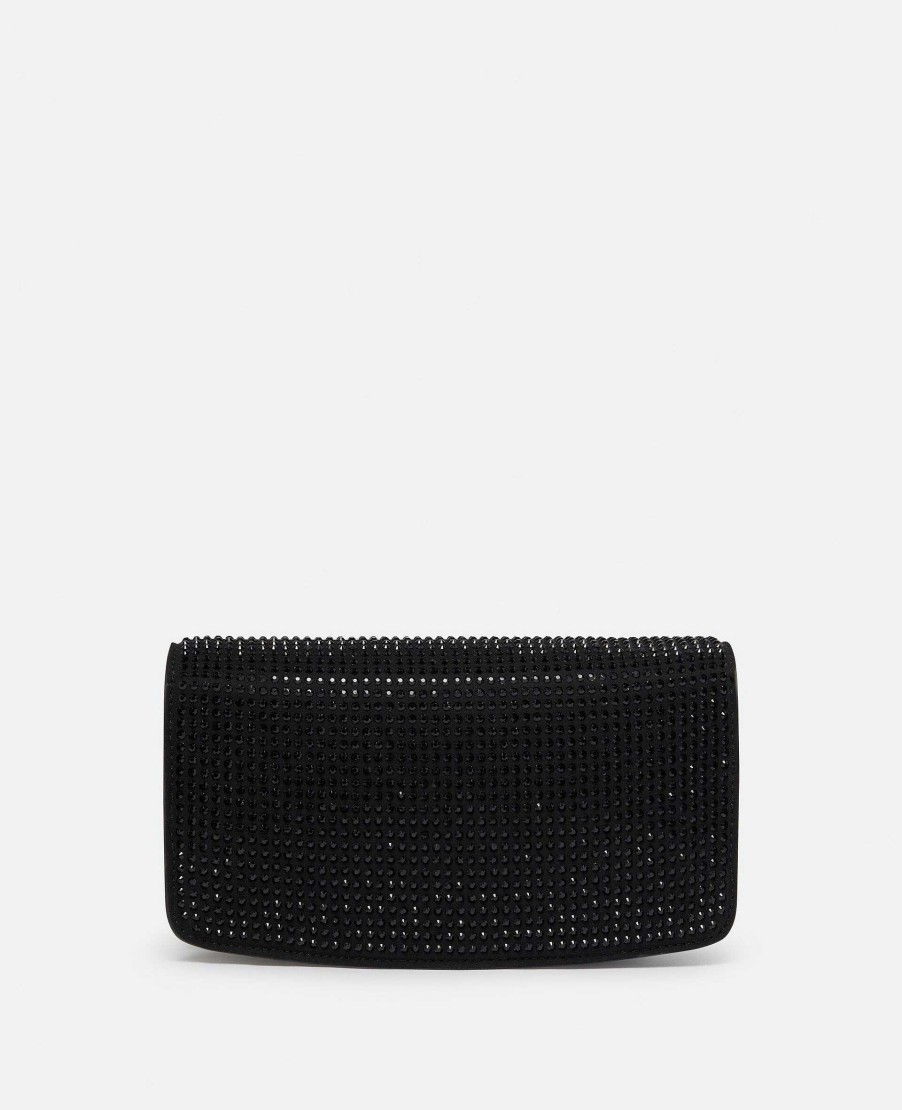 Kvinnor Stella McCartney Crossbody-Vaskor | S-Wave Crystal Hotfix-Planbok Pa Rem