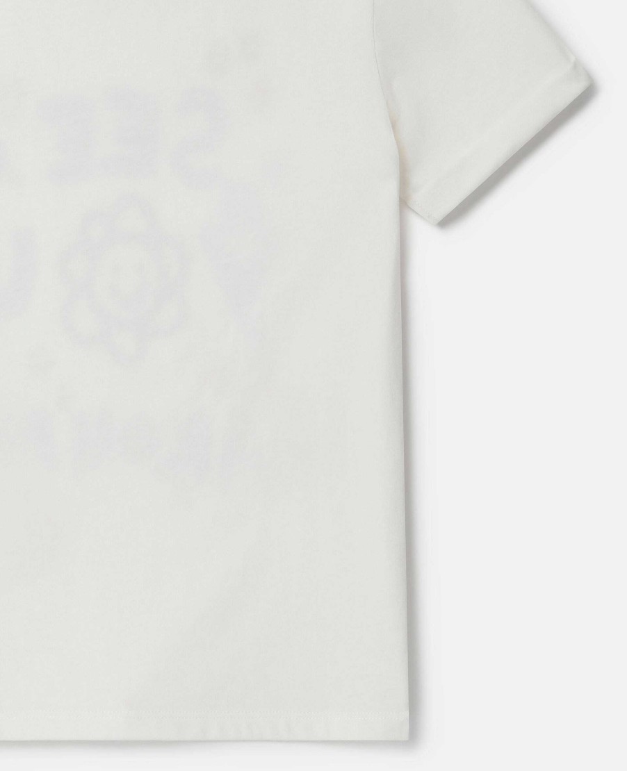 Barn Stella McCartney T-Shirts Och Toppar | Se Dig Runt Motiv T-Shirt