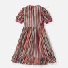 Barn Stella McCartney Klanningar Och Allt-I-Ett | Metallic Rainbow Stripe Klanning