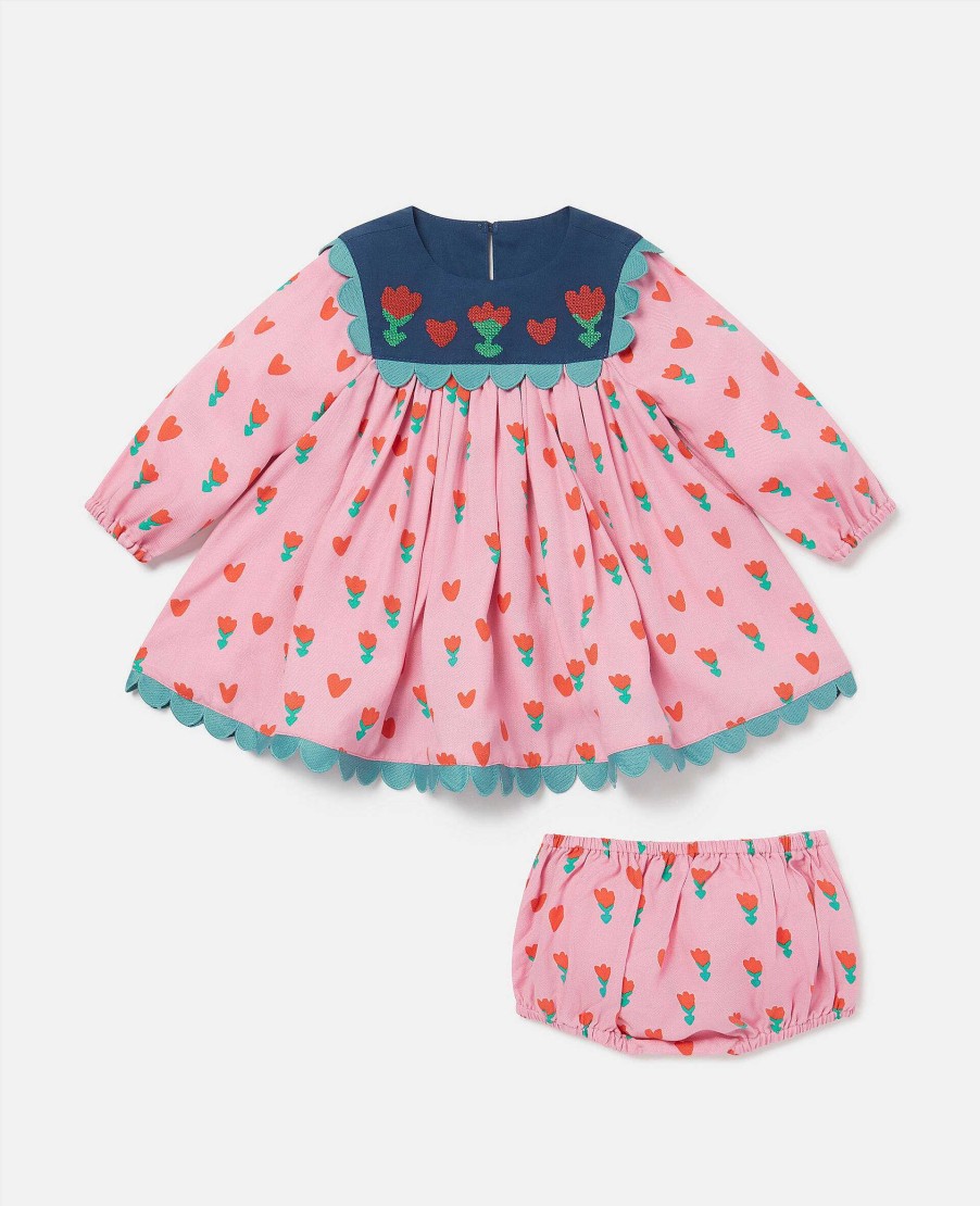 Barn Stella McCartney Baby Flickor | Tulpantrycksklanning Och Bloomers Set