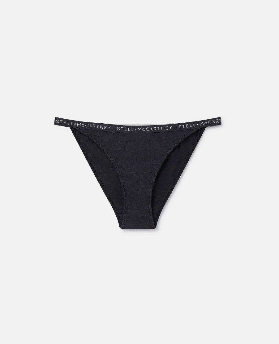 Kvinnor Stella McCartney Underklader Och Nattklader | Logo Tejp String Bikinitrosa