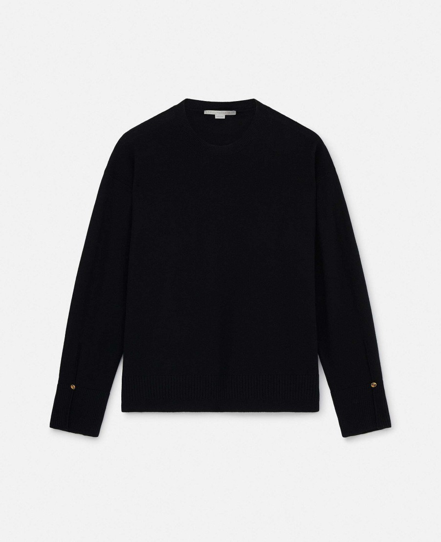 Kvinnor Stella McCartney Trojor Och T-Shirts | Stella Iconics Split Cuff Jumper