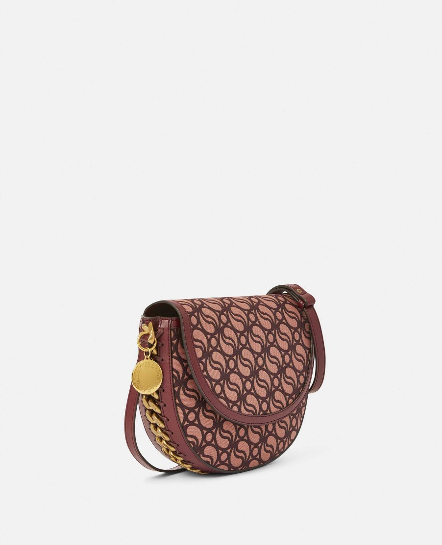 Kvinnor Stella McCartney Crossbody-Vaskor | Frayme Medium S-Wave Flap Axelvaska