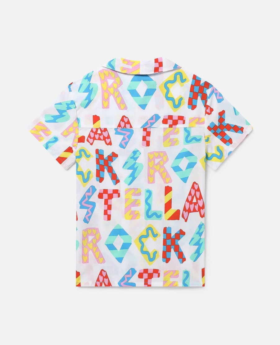 Barn Stella McCartney T-Shirts Och Toppar | Stella Rocks Kortarmad Skjorta