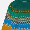 Barn Stella McCartney Koftor Och Trojor | Zig-Zag Fair Isle Stickad Troja