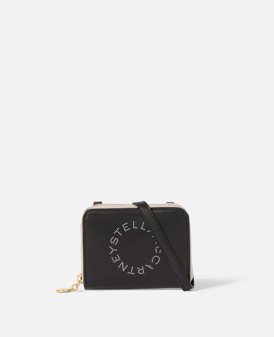 Kvinnor Stella McCartney Kompakta Planbocker | Logotyp Zip Strap Korthallare