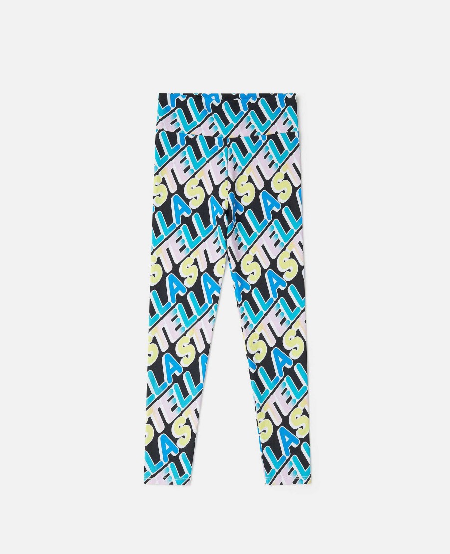 Barn Stella McCartney Byxor Och Kjolar | Stella Logo Leggings