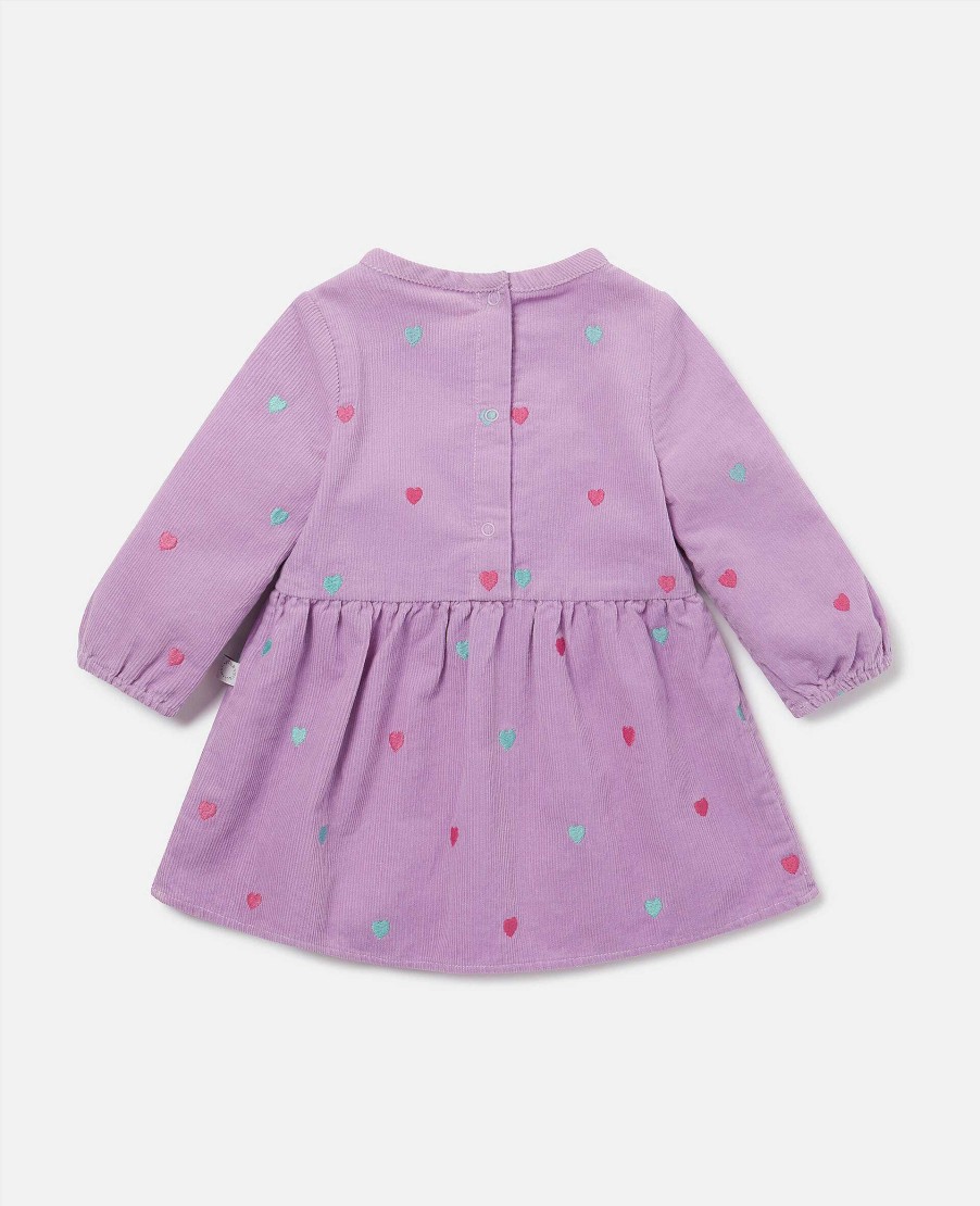 Barn Stella McCartney Baby Flickor | Hjarta Broderi Skater Klanning