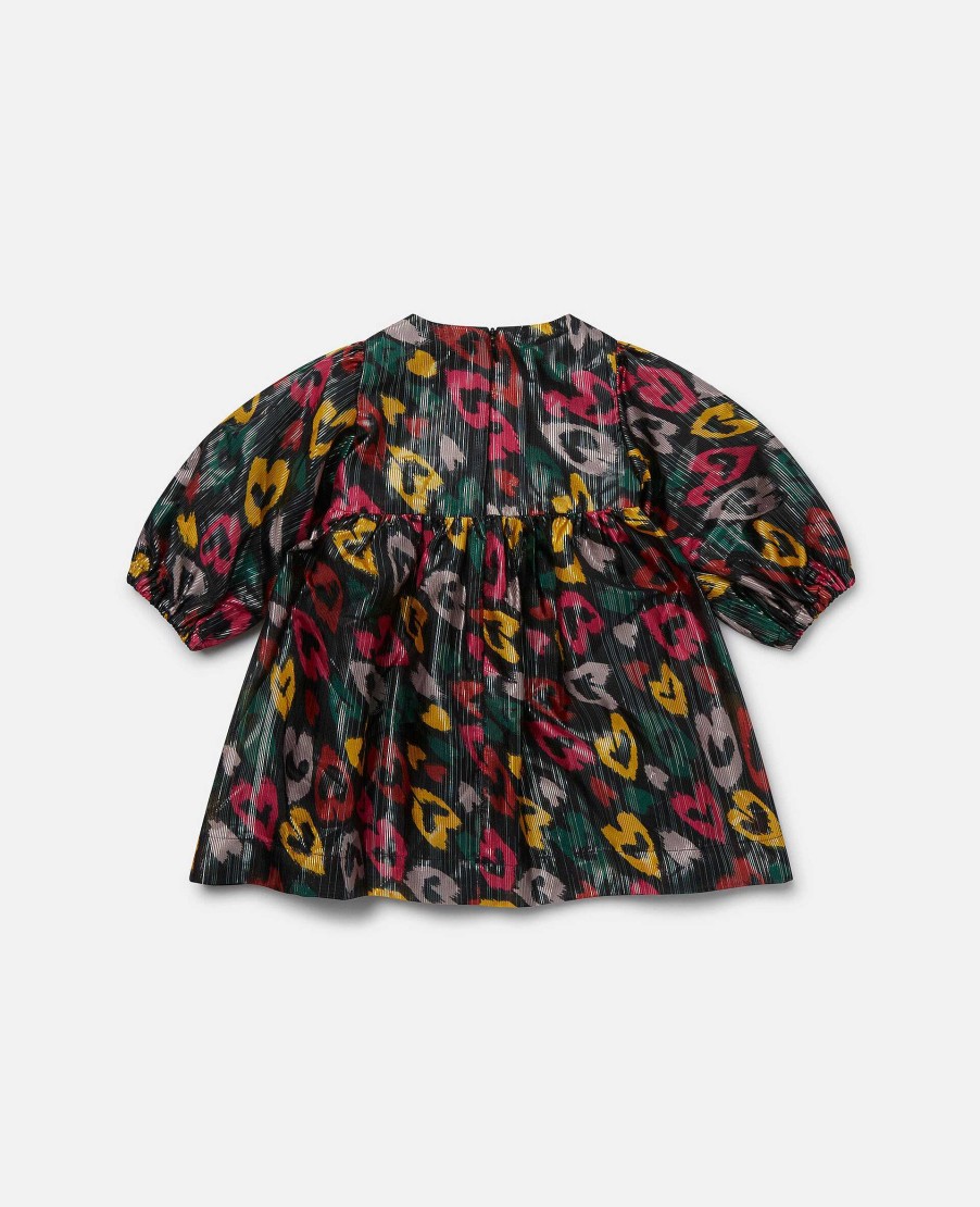 Barn Stella McCartney Baby Flickor | Smudged Heart Print Klanning