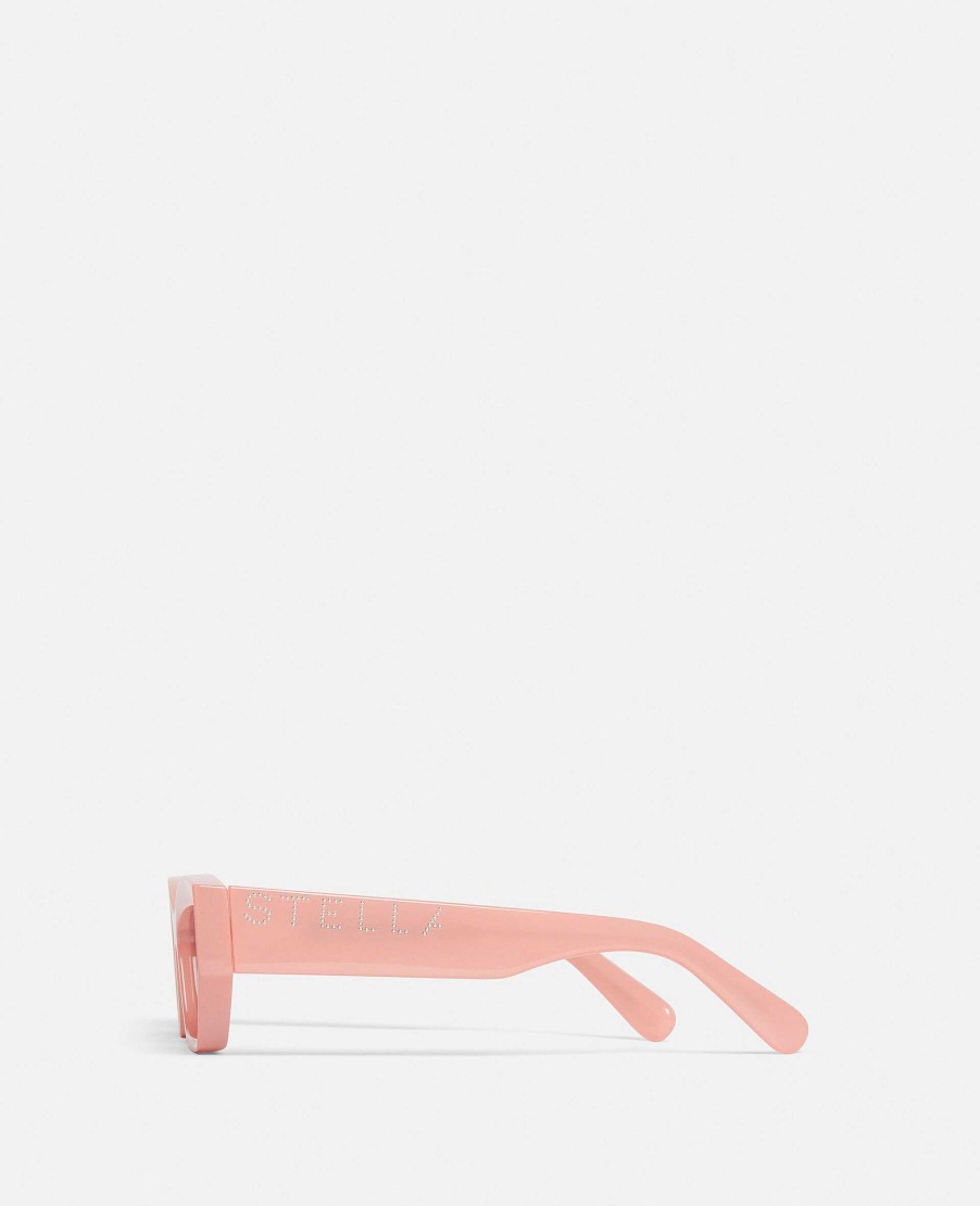 Kvinnor Stella McCartney Solglasogon | Logotyp Cat Eye Solglasogon