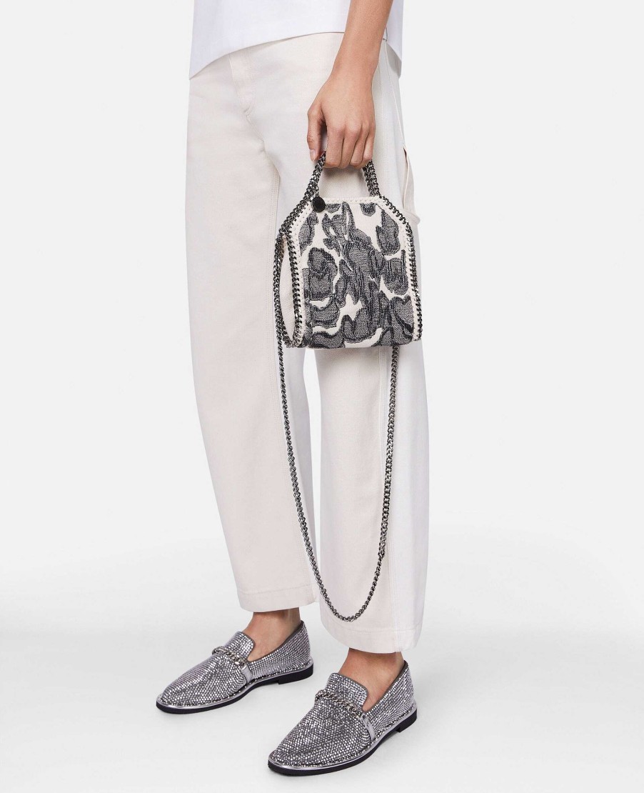 Kvinnor Stella McCartney Tygpasar | Falabella Moth Print Mini Tote Bag