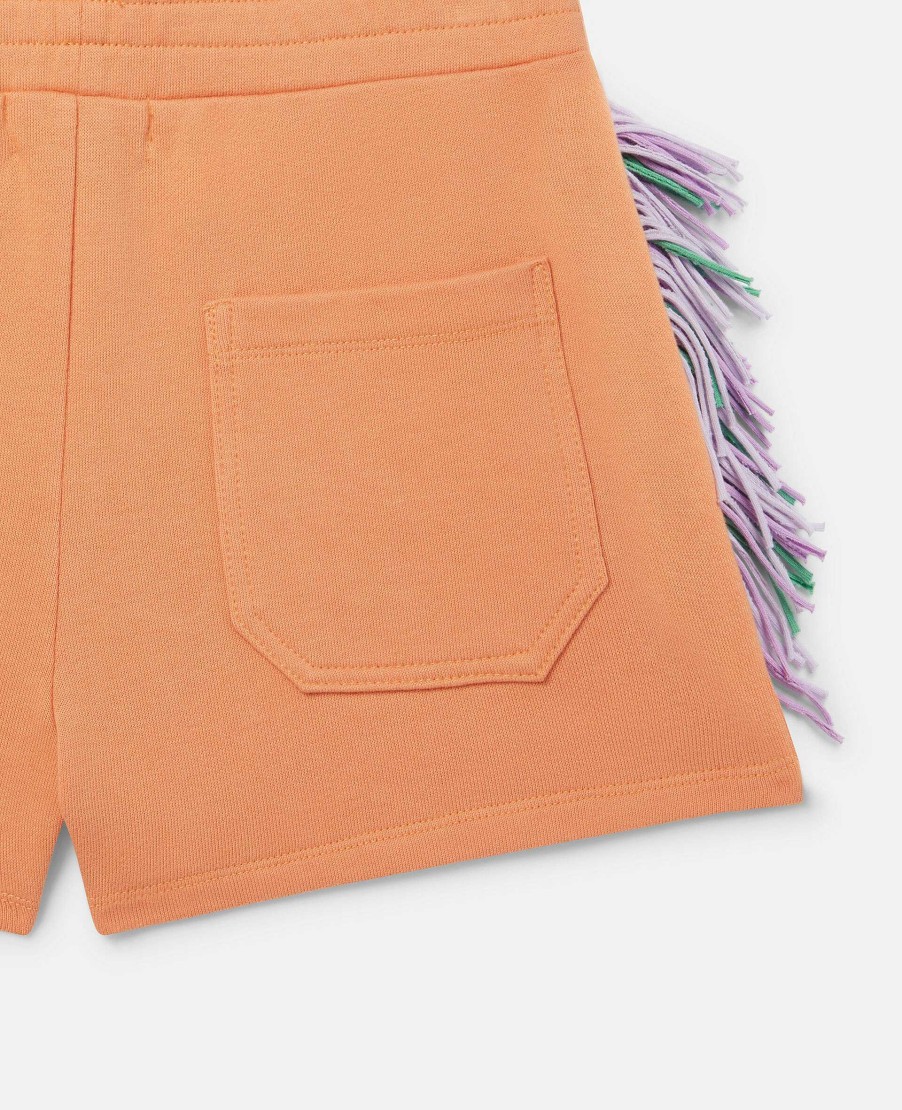 Barn Stella McCartney Byxor Och Kjolar | Fringed Shorts