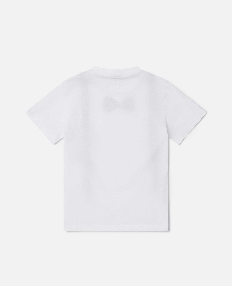 Barn Stella McCartney T-Shirts Och Troja | Fluga Och T-Shirt Med Hangseltryck