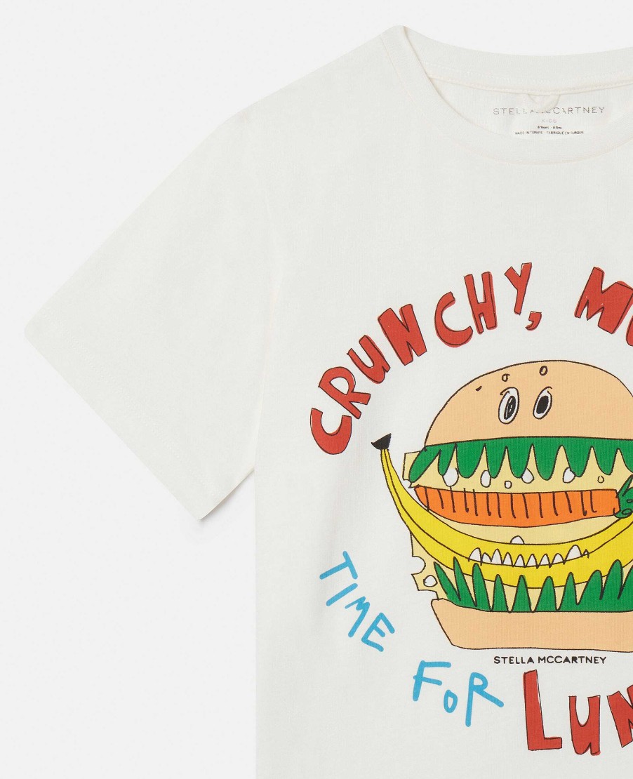 Barn Stella McCartney T-Shirts Och Troja | Crunchy Lunchy T-Shirt