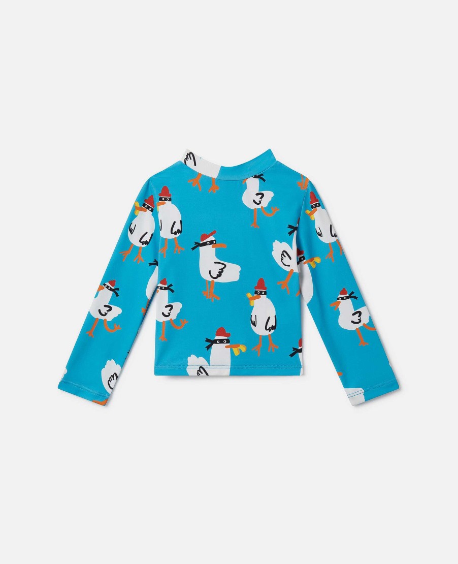 Barn Stella McCartney Baby Boys | Seagull Bandit Rash Top