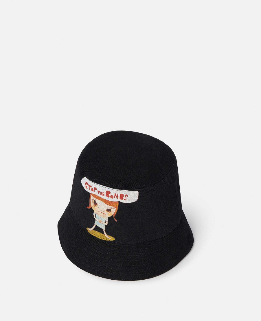 Unisex Stella McCartney Tillbehor | Sinister Child Print Bucket Hat