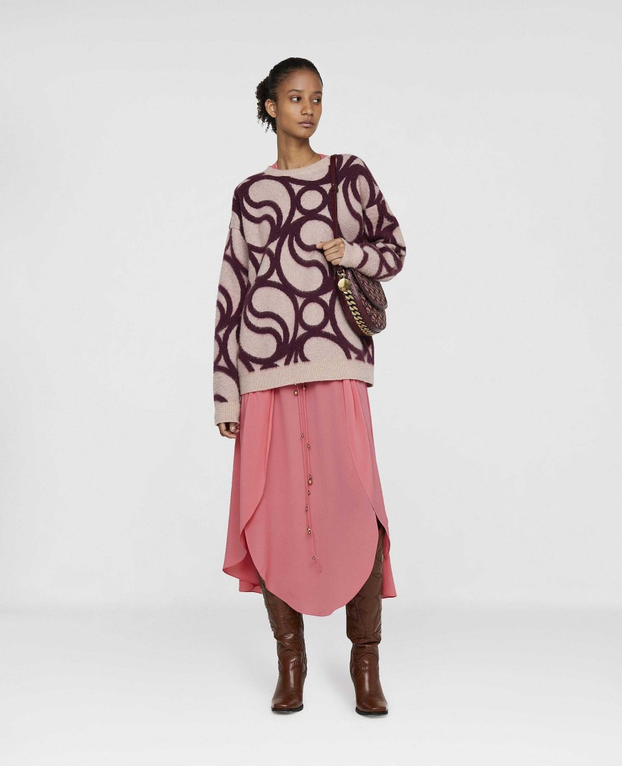 Kvinnor Stella McCartney Stickat | S-Wave Jumper