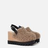 Kvinnor Stella McCartney Kilar | Elyse Teddy Slingback Platform Traskor