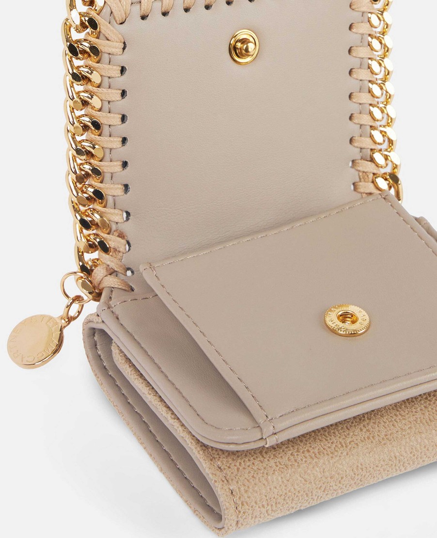 Kvinnor Stella McCartney Kompakta Planbocker | Falabella Tri-Fold Planbok