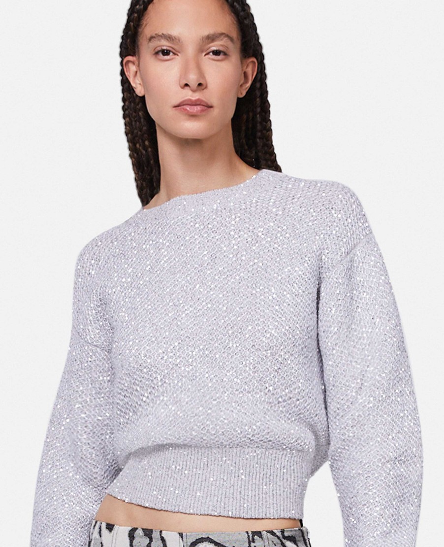 Kvinnor Stella McCartney Stickat | Sequin Jumper