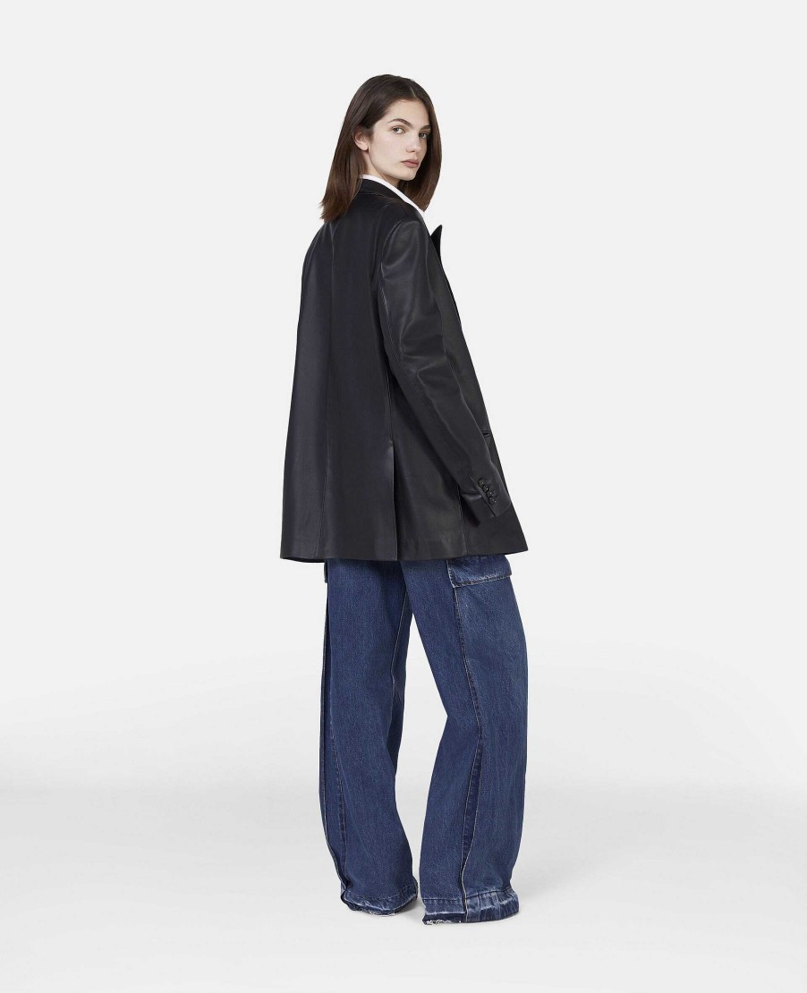 Kvinnor Stella McCartney Kappor Och Jackor | Alter Mat Oversized Dubbelknappt Kavaj