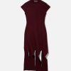 Kvinnor Stella McCartney Klanningar | Lurex Ribbstickad Midiklanning