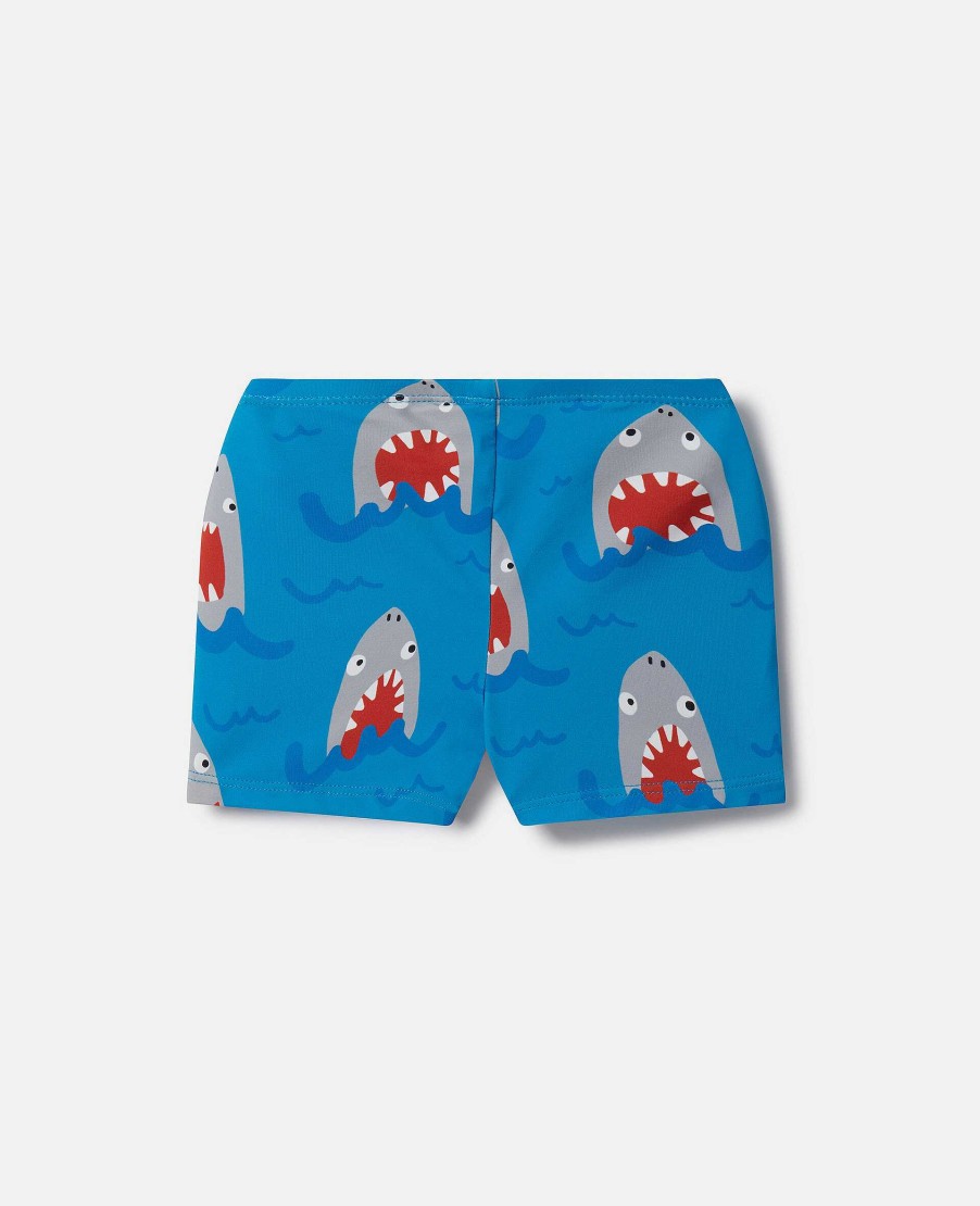 Barn Stella McCartney Baby Boys | Shark Print Badbyxor