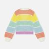 Barn Stella McCartney Trojor Och Koftor | Rainbow Stripe Cardigan