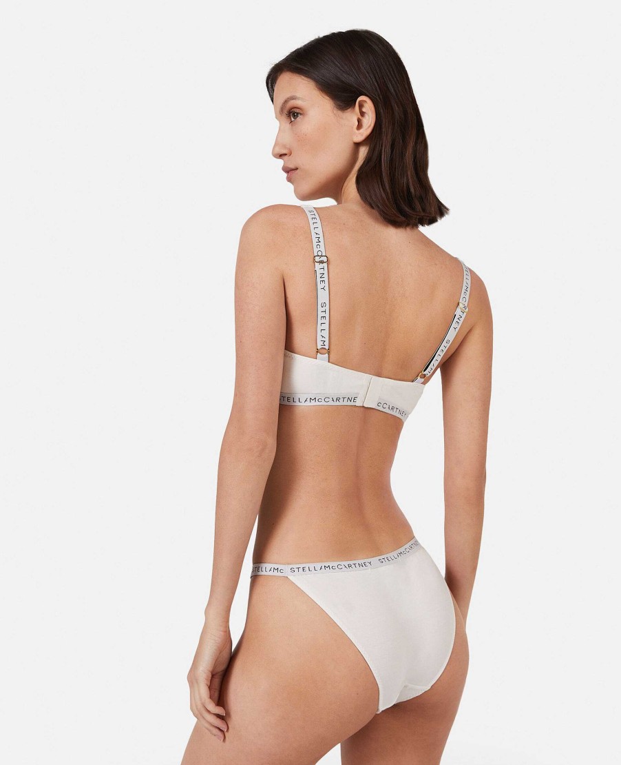 Kvinnor Stella McCartney Underklader Och Nattklader | Logo Tejp String Bikinitrosa